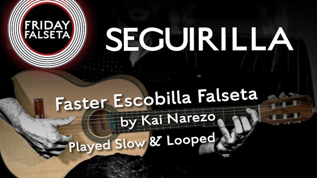 Friday Falseta - Seguirilla Faster Escobilla Falseta by Kai Narezo - SLOW/LOOP