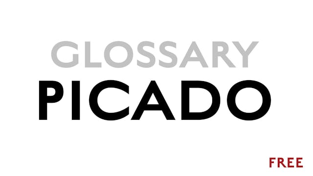Picado - Glossary Term