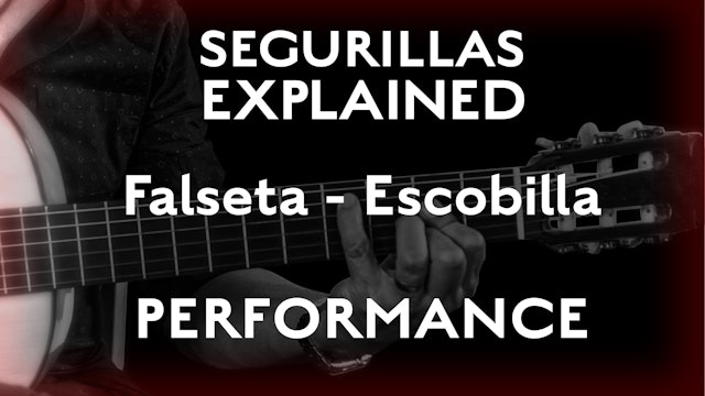 Seguirillas Explained - Escobilla Falseta - PERFORMANCE