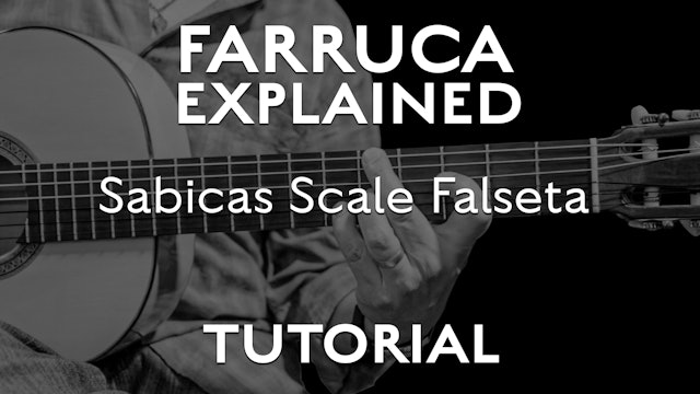Farruca Explained - Sabicas Scale Falseta - TUTORIAL