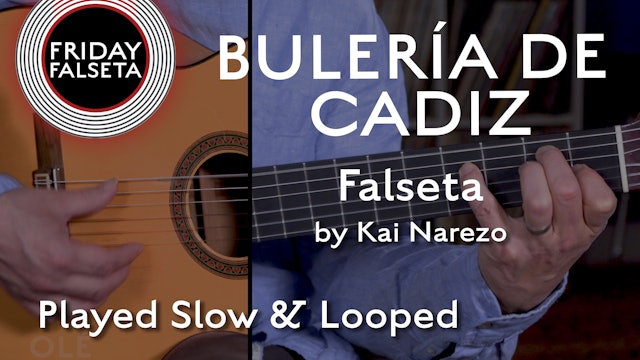 Friday Falseta - Bulerias de Cadiz Kai Narezo - SLOW/LOOP