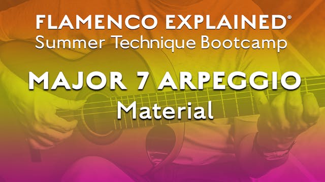 Technique Bootcamp - Major 7 Arpeggio...