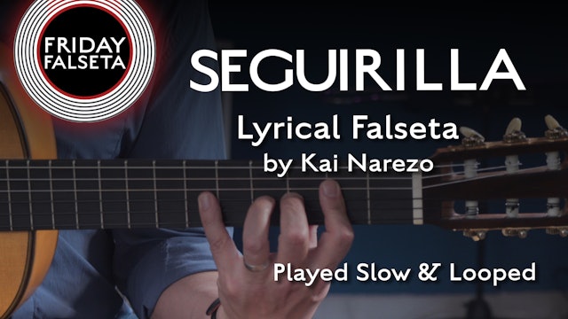 Friday Falseta - Seguirillas Lyrical Falseta by Kai Narezo - SLOW/LOOP