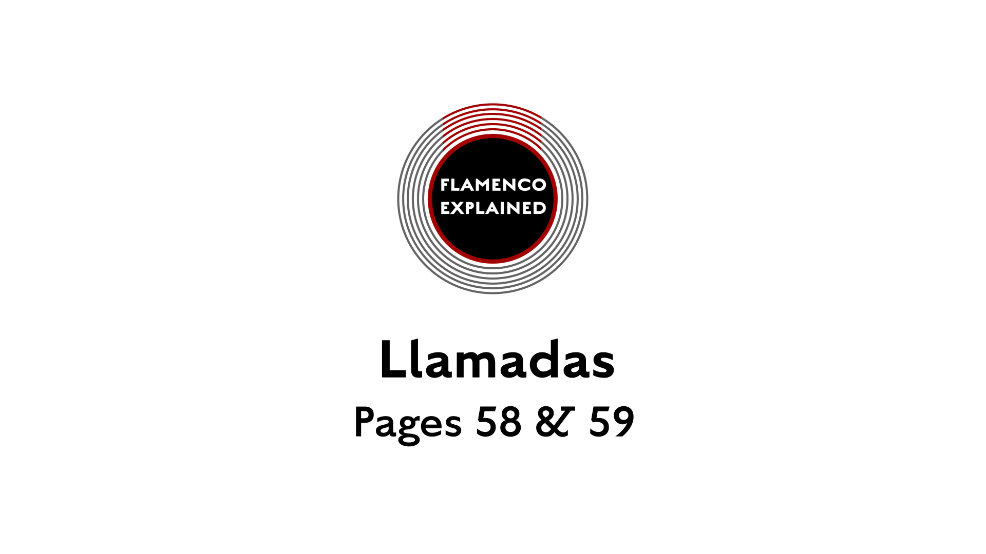 Alegrias Llamadas Pages 58 & 59
