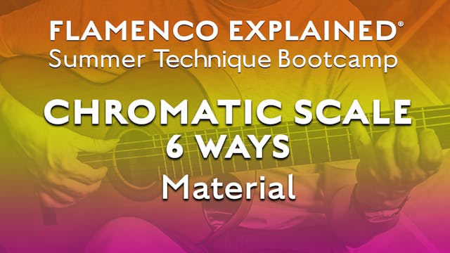 Technique Bootcamp - Chromatic Scale ...