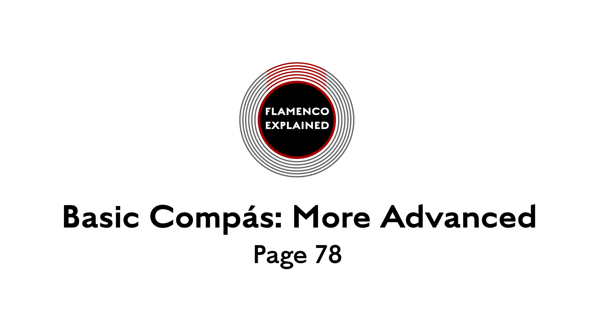 Bulerias Compas More Advanced Page 78