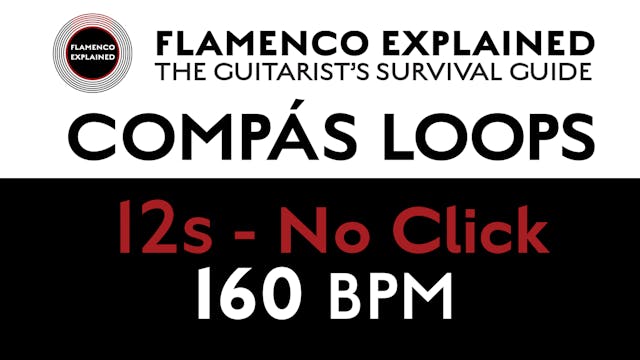Compás Loops - 12s No Click 160 BPM