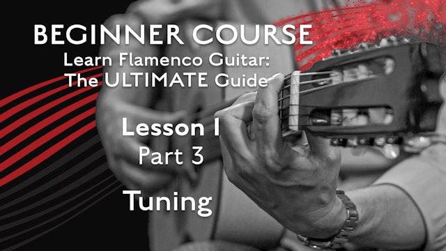 Lesson 1 - Part 3 - Tuning