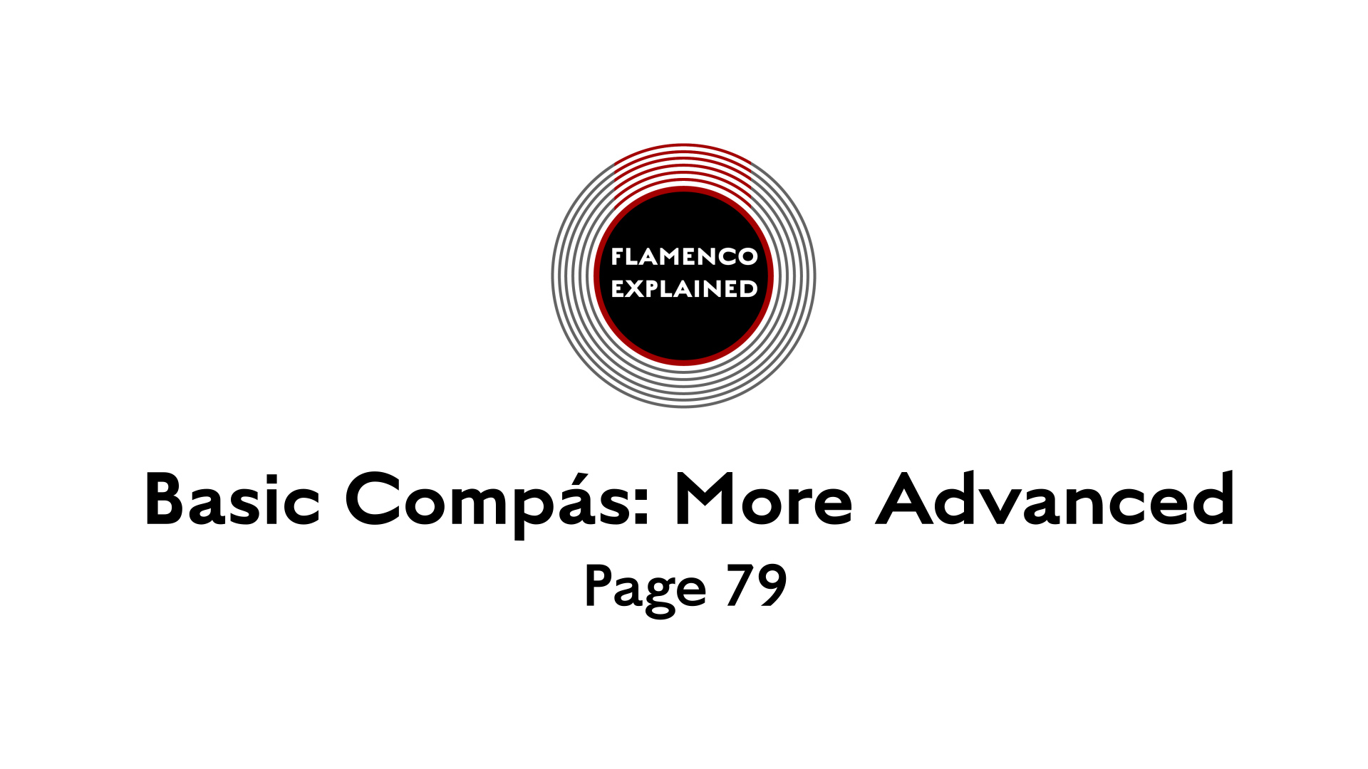 Bulerias Compas More Advanced Page 79