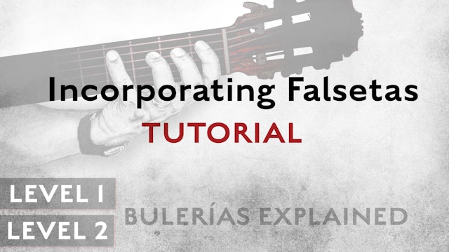 Bulerias Explained - Level 1 &  2 - Incorporating Falsetas - TUTORIAL