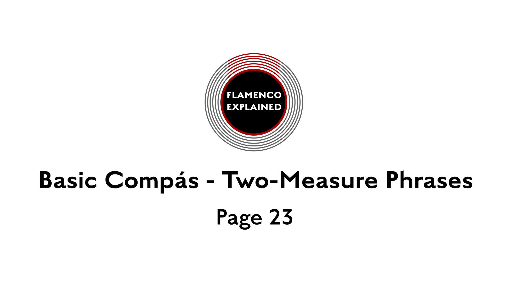 Tangos Basic Compas Two-Measure Phrases Page 23