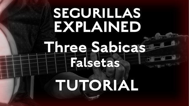 Seguirillas Explained - Three Sabicas Falsetas - TUTORIAL