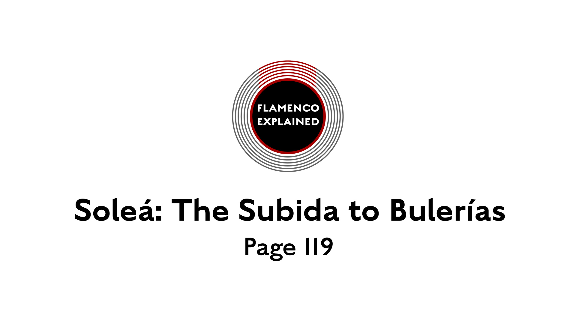 Solea The Subida To Bulerias Page 119