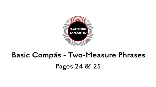 Tangos Compas Two-Measure Phrases Pages 24 & 25