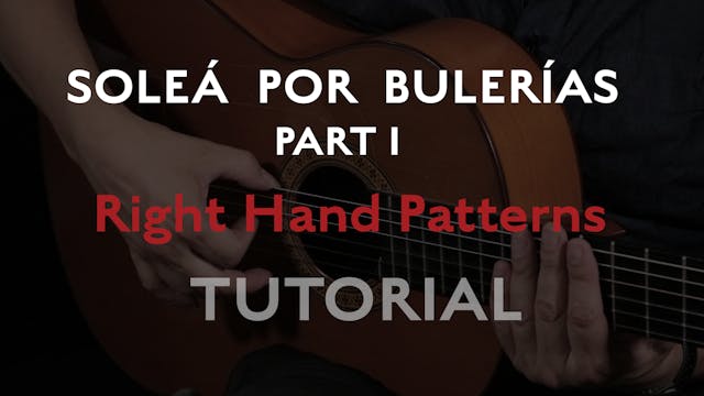 Solea Por Bulerias Right Hand Patterns