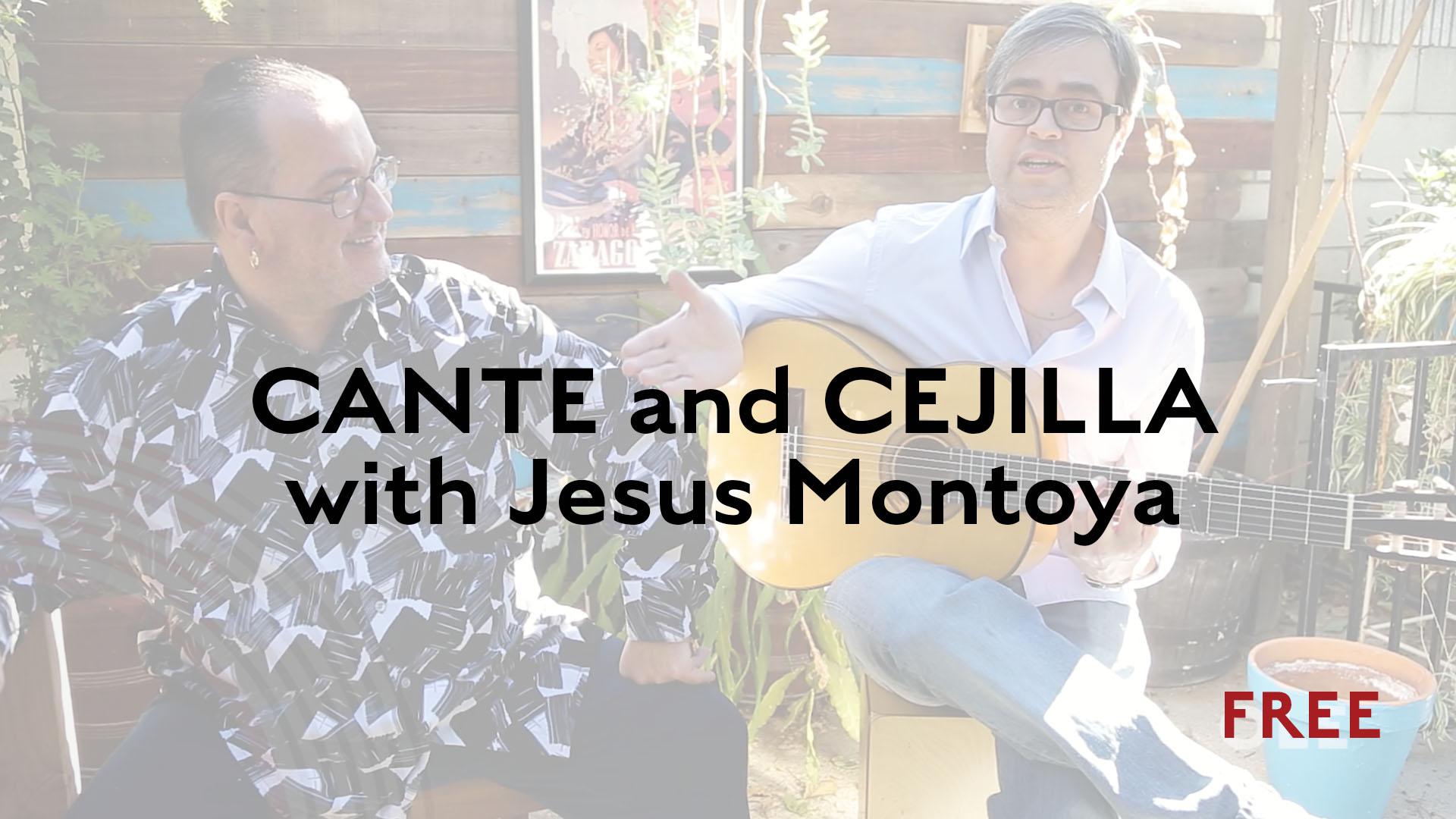 Cante and Cejilla placement - Free video