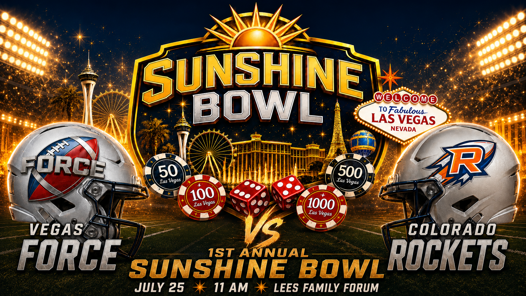 Sunshine Bowl | Vegas Force vs Colorado Rockets
