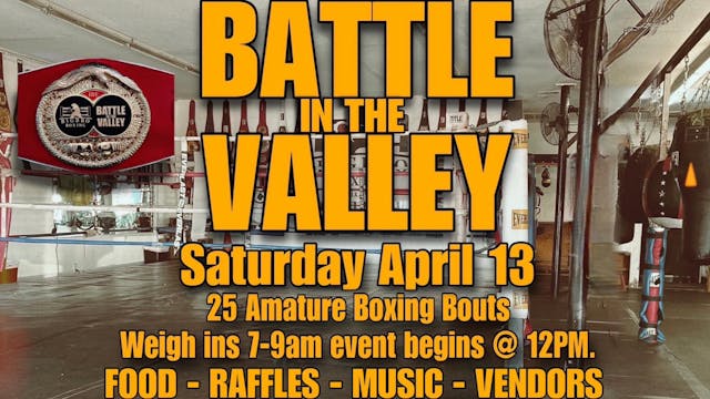 BATTLE IN THE VALLEY