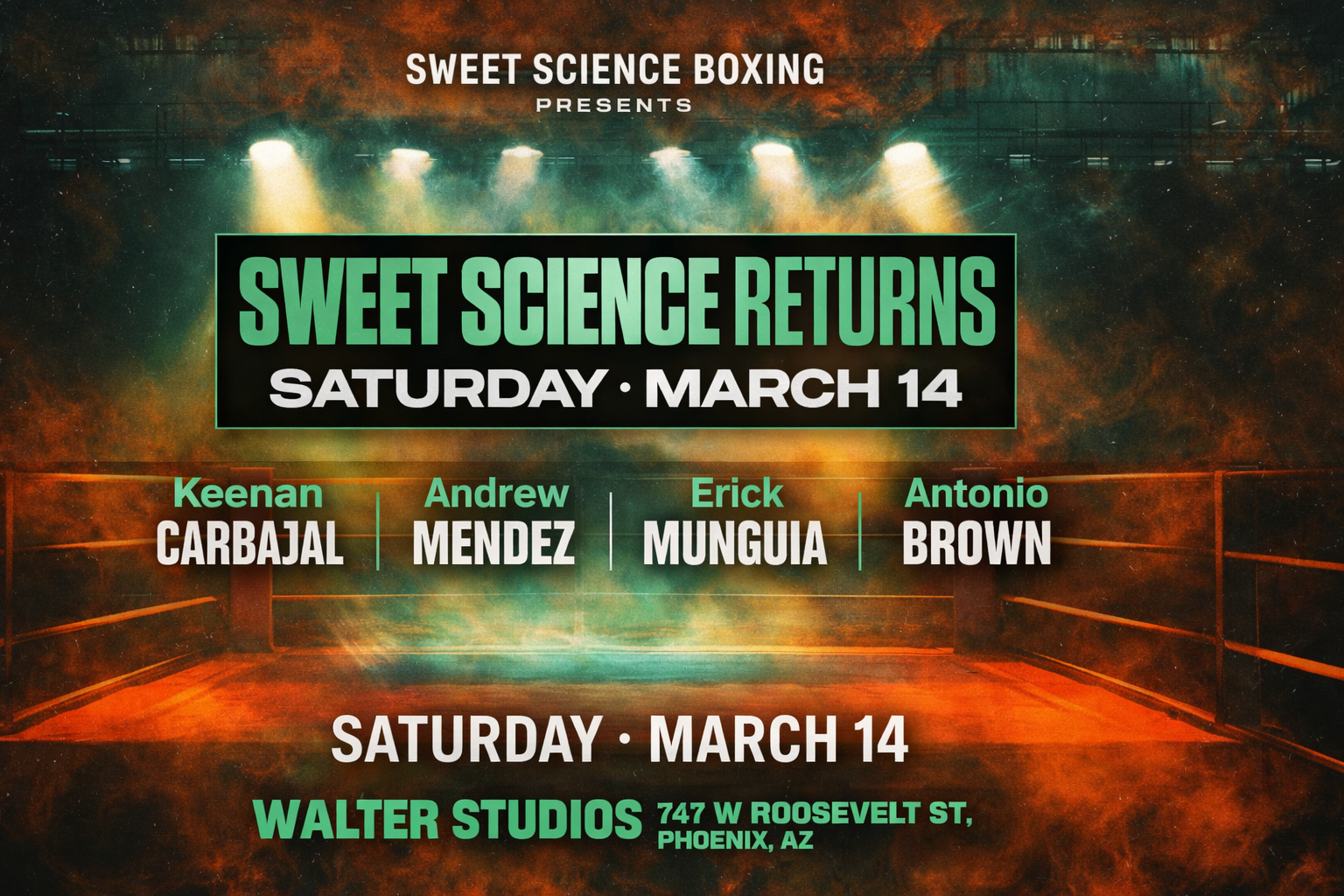 Sweet Science Returns | Live Boxing Event |