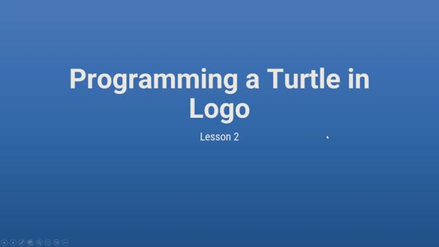 Programming a Turtle in Logo Lesson 2