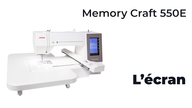 Ecran - Memory Craft 550E - Janome.mp4