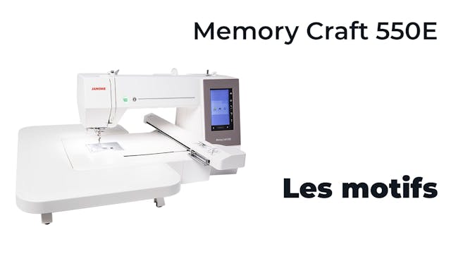 Les motifs - Memory Craft 550E - Janome.mp4