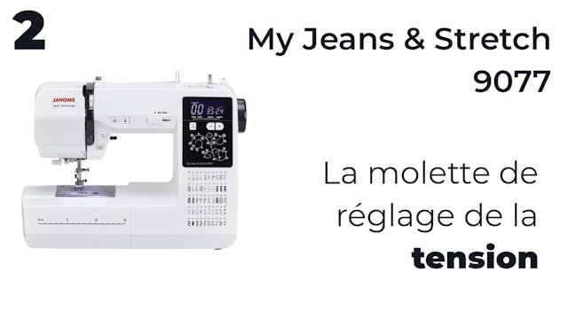 2- La molette de réglage de la tensio...