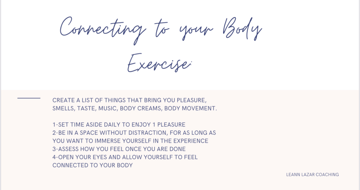 Connecting To Your Body