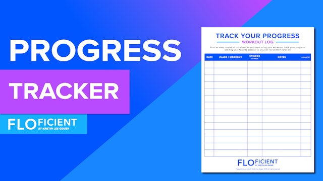 Progress Tracking Sheet