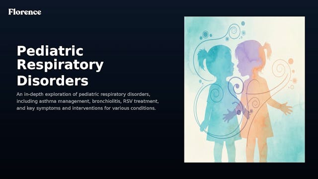 13a. Pediatric Respiratory Disorders