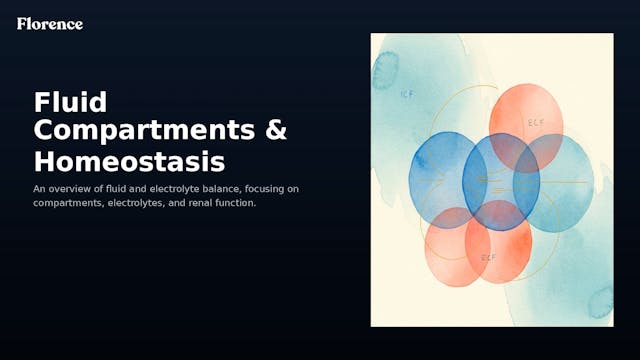 5a. Fluid Compartments & Homeostasis