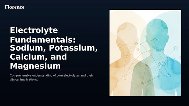 5b. Electrolyte Fundamentals