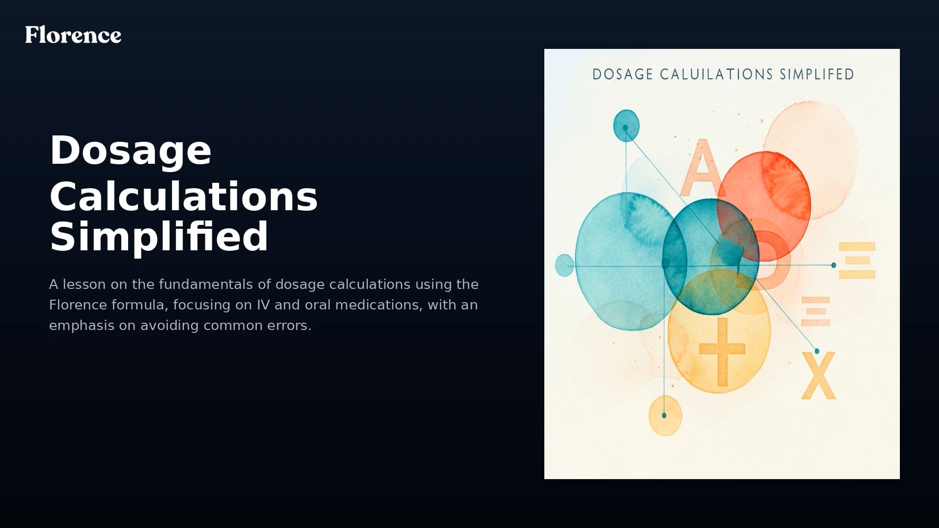 9d. Dosage Calculations Simplified