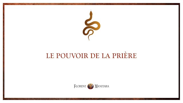 Le pouvoir de la prière
