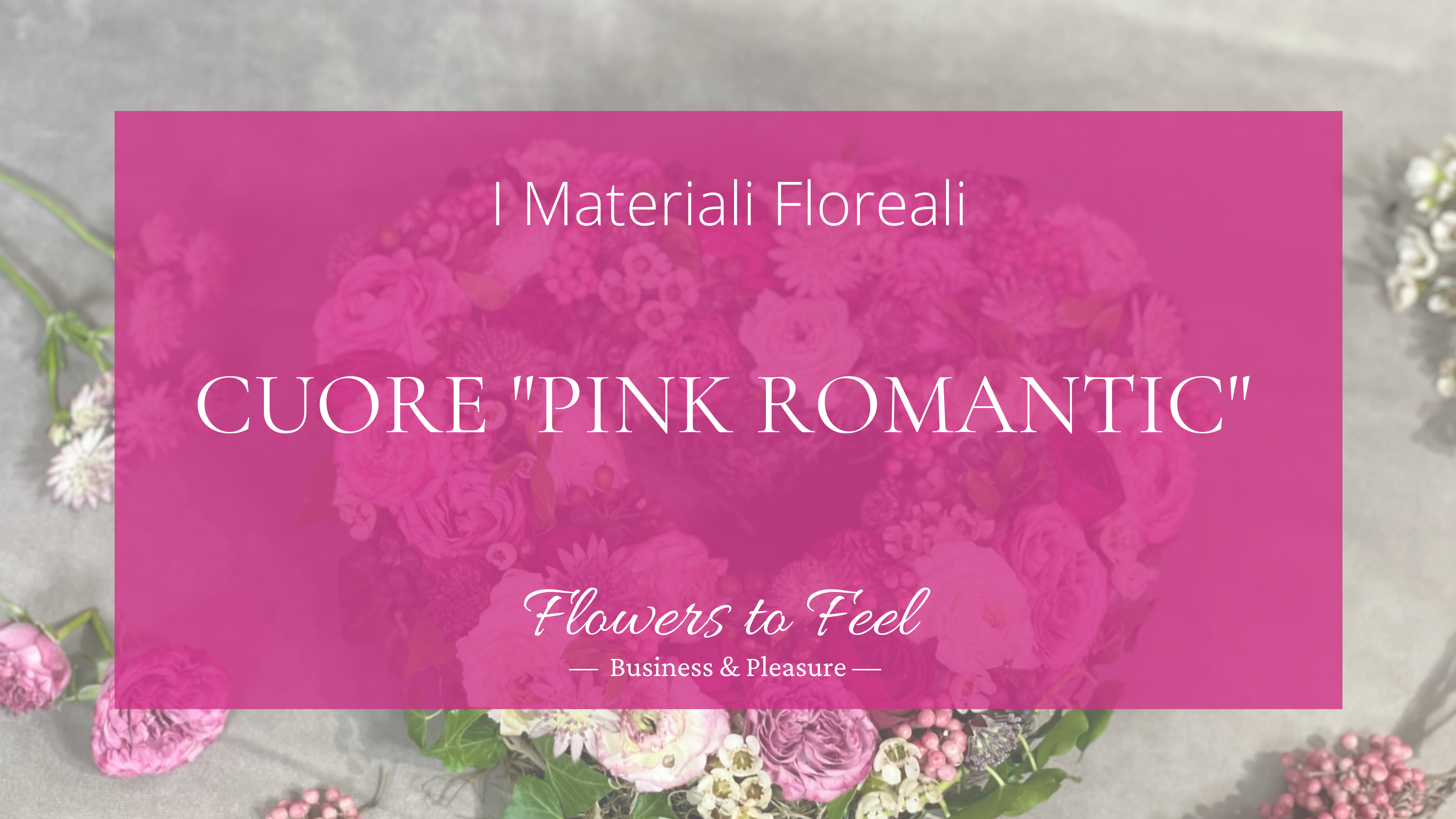 Cuore Pink Romantic - Lista Materiali