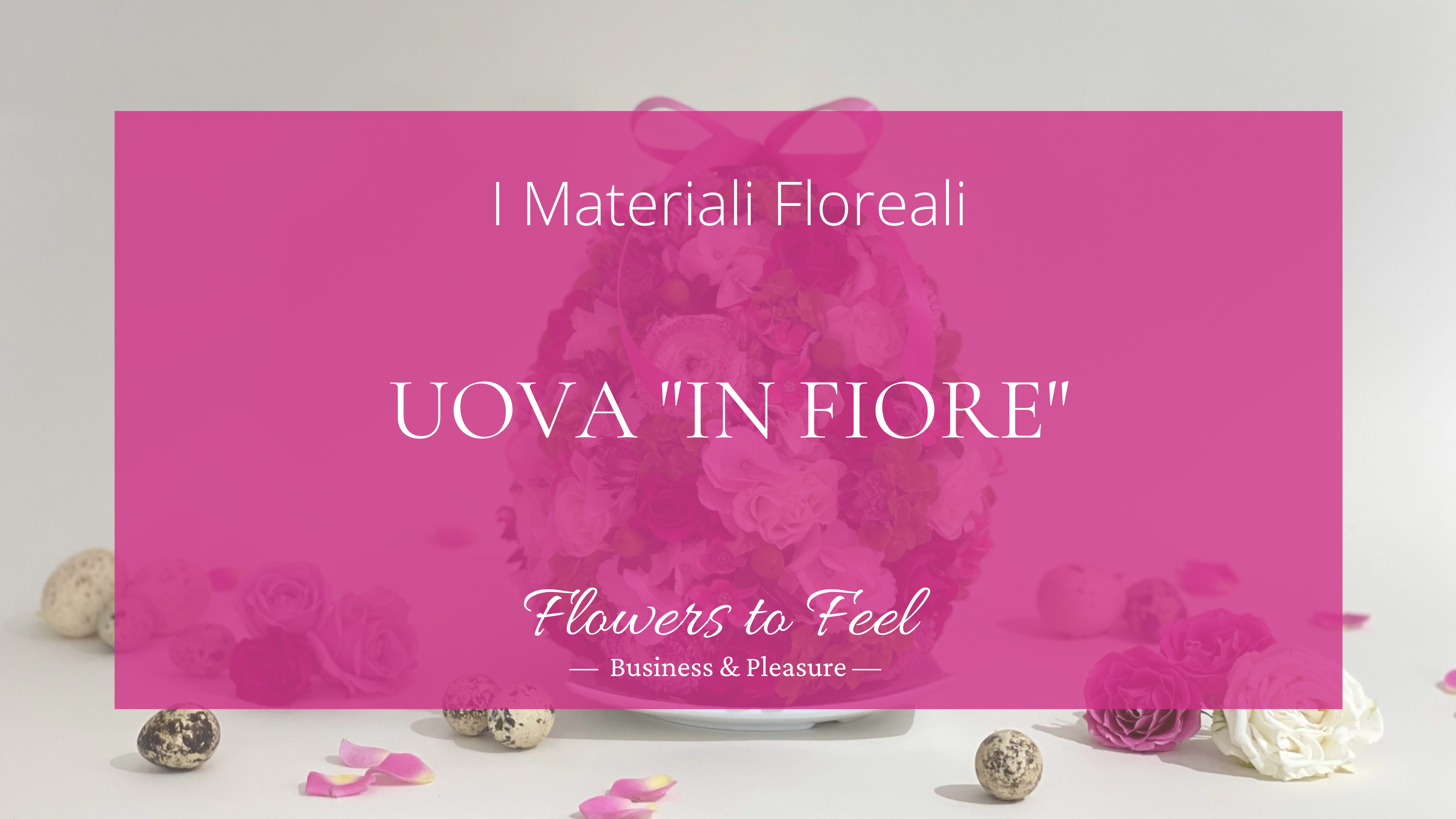 Uova in Fiore - Lista Materiali
