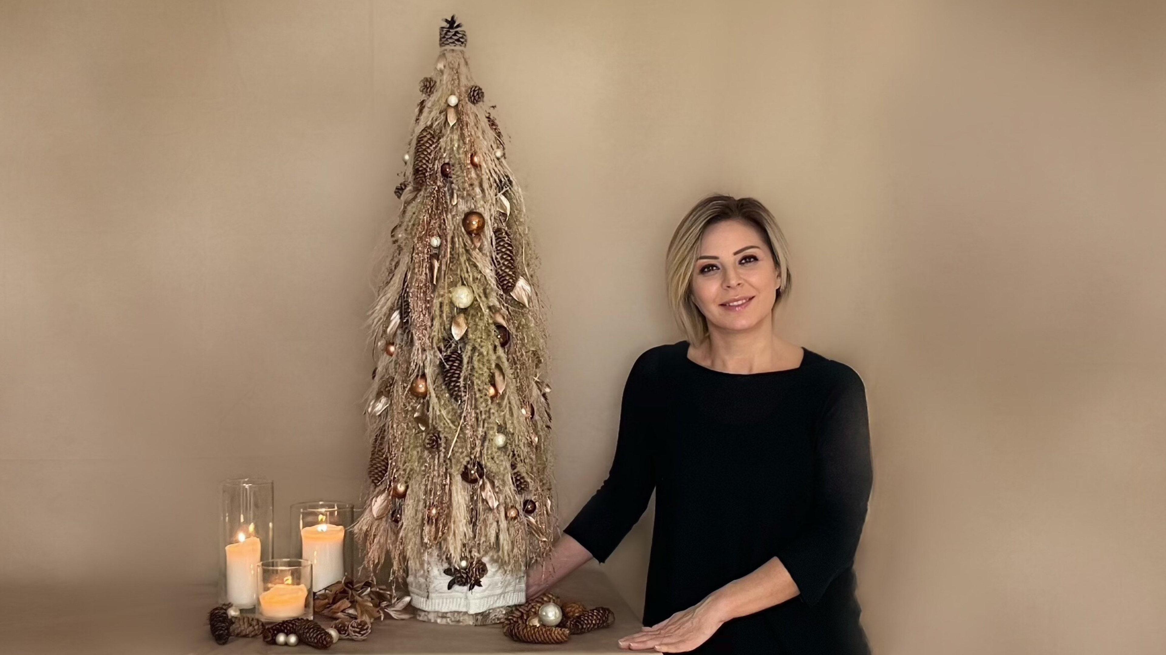 Christmas Pampas Tree