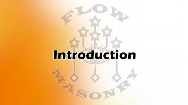 Introduction to Flow Masonry