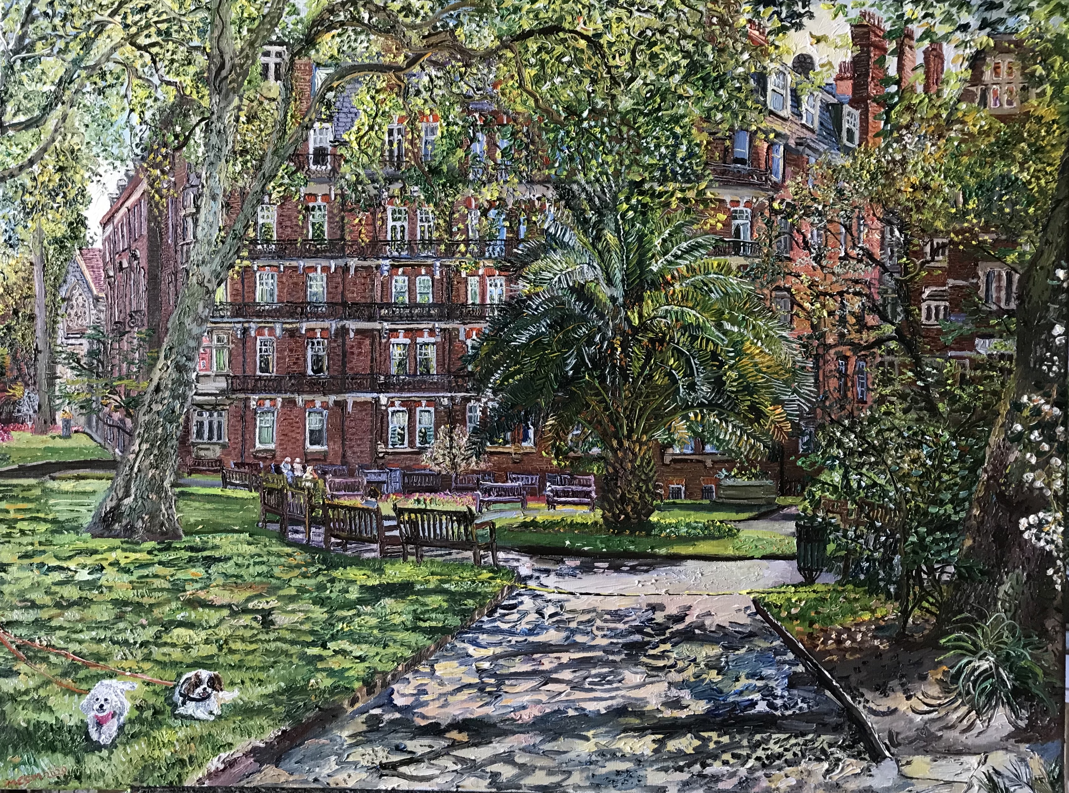 Mount Street Gardens painting