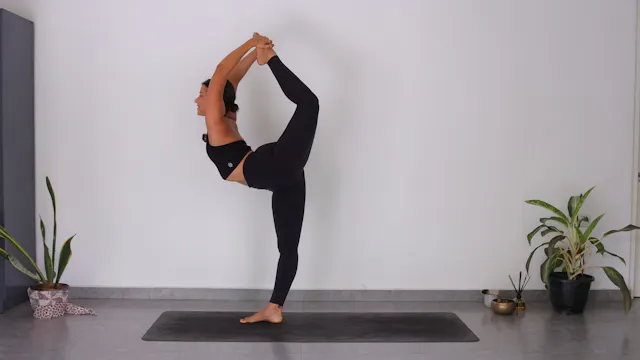 Natarajasana, les variations: le flow