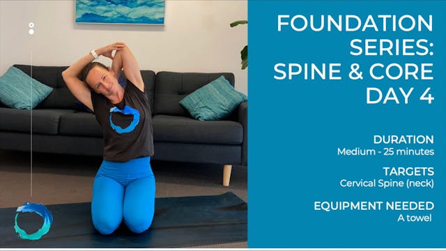 Foundation Series: Spine and Core Day 4