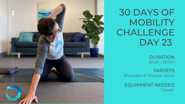 Day 23: Shoulders & Thoracic Spine