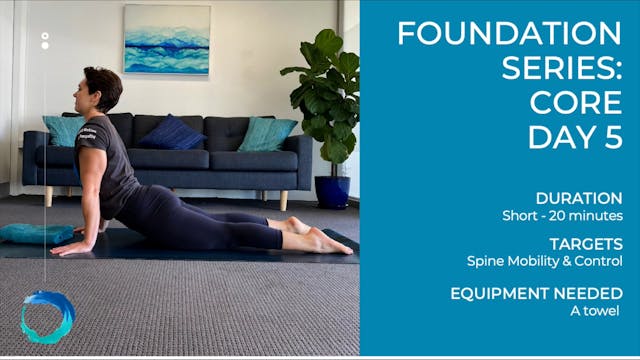 Foundation Series: Core & Spine Day 5