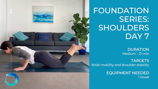 Foundation Series: Shoulders Day 7