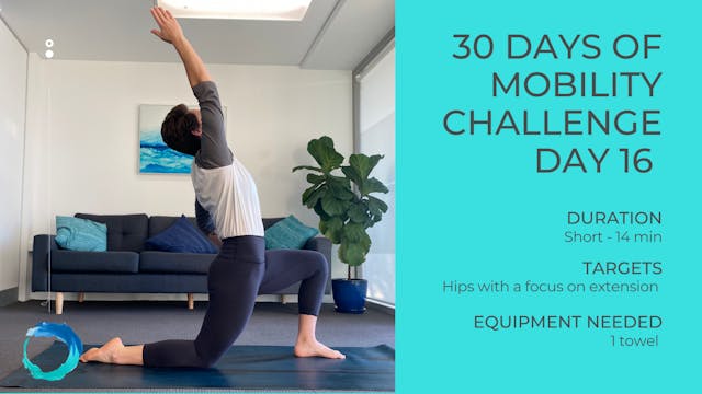 Day 16: Hips with a focus on extension