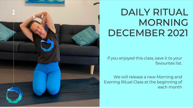 December Daily Ritual Morning