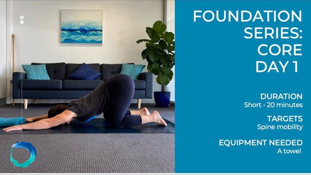 Foundation Series: Core & Spine Day 1