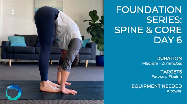 Foundation Series: Spine & Core Day 6