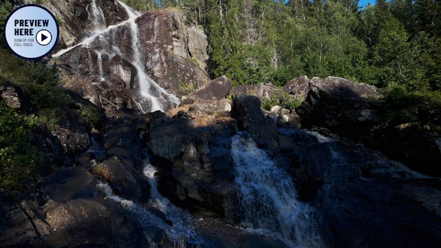 Elgåfossen Waterfall, Part 2, Halden,...