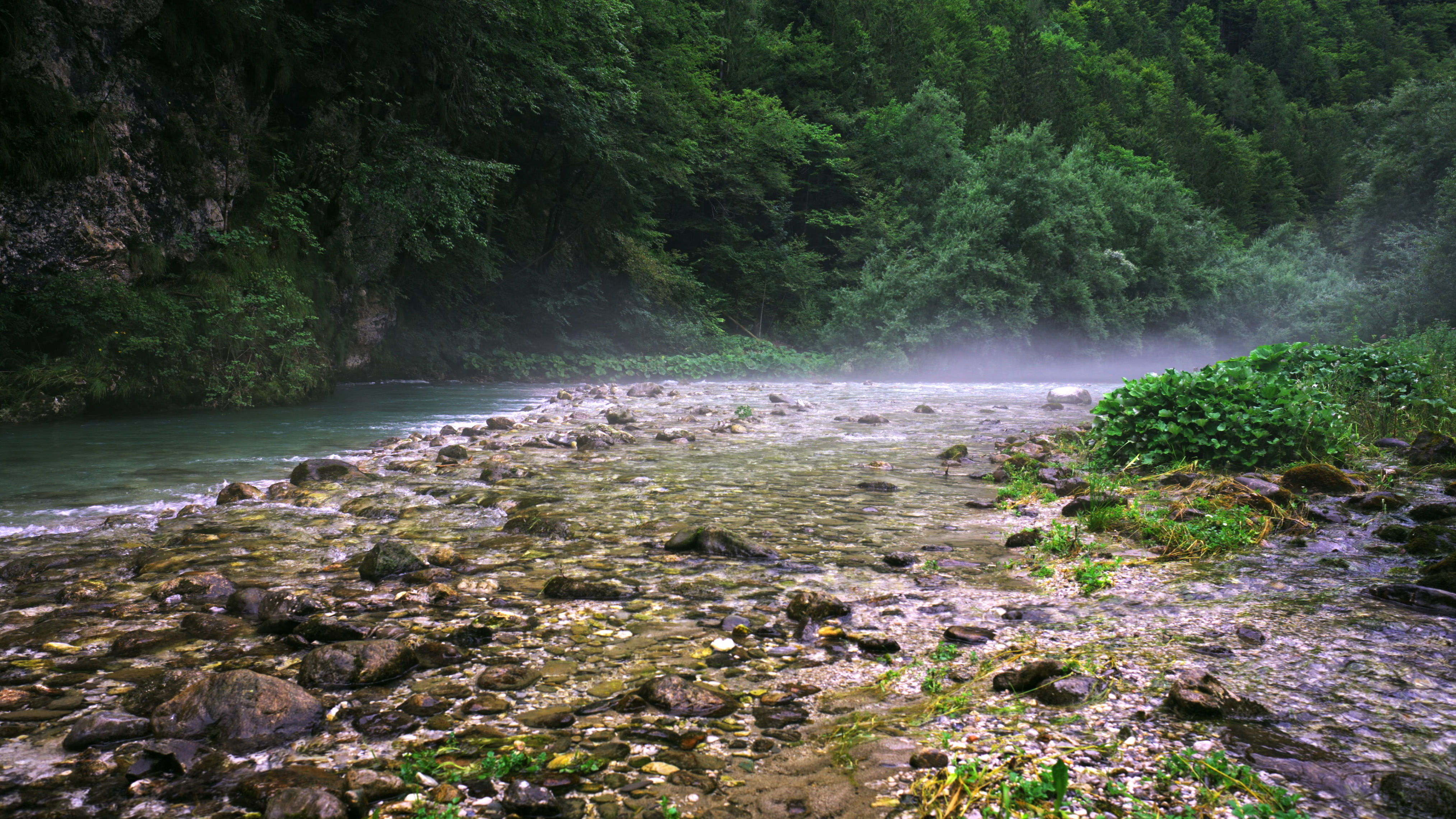 Savinja River, Mozirje, Slovenia